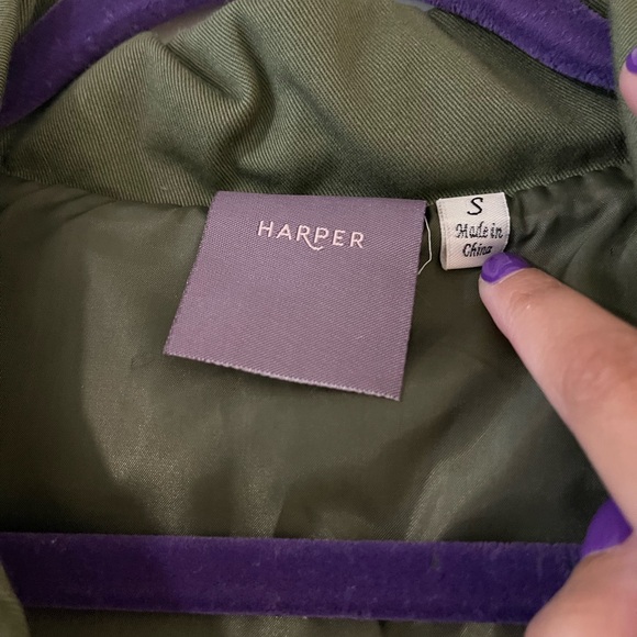 Harper green casual jacket - Picture 6 of 6